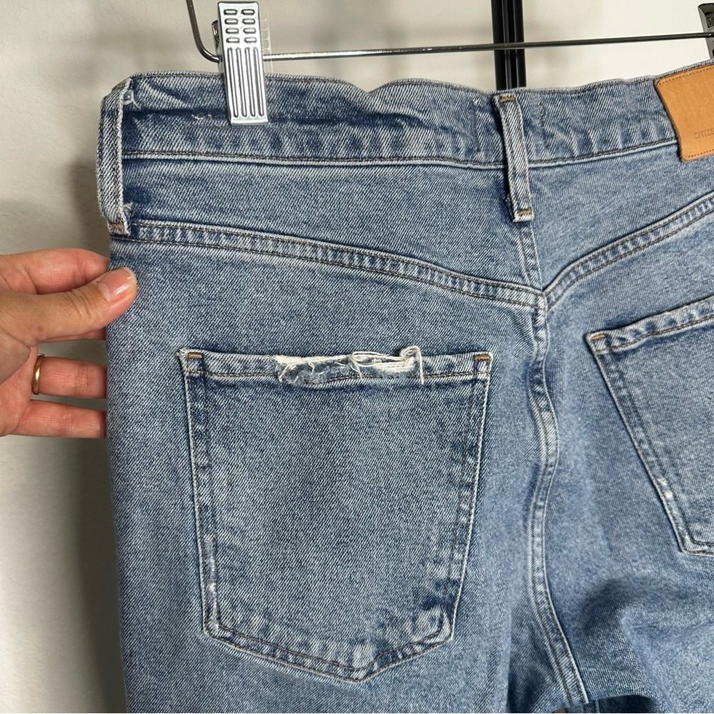 Citizens of Humanity Jolene High Rise Jeans Slim Straight Premium Denim - Picture 3 of 14